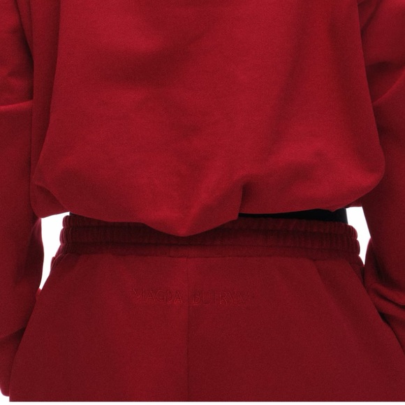 Magda Butrym Wide-Leg Motif-Detail Joggers - Picture 5 of 6